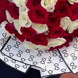 Waterproof Korean Wrapping Paper 20 Sheets Flowers Bouquet Gift/p…